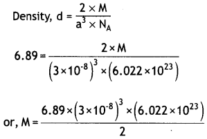 Class 12 Chemistry Important Questions Chapter 1 The Solid State 13