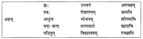 Class 10 Sanskrit Grammar Book Solutions अव्ययाः Q10
