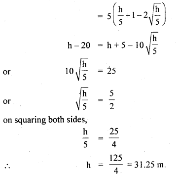 Class 11 Physics Important Questions Chapter 3 Motion in a Straight Line 43