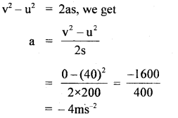 Class 11 Physics Important Questions Chapter 3 Motion in a Straight Line 64