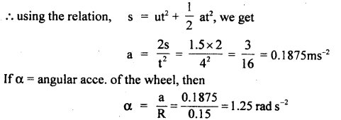 Class 11 Physics Important Questions Chapter 7 System of Particles and Rotational Motion 40
