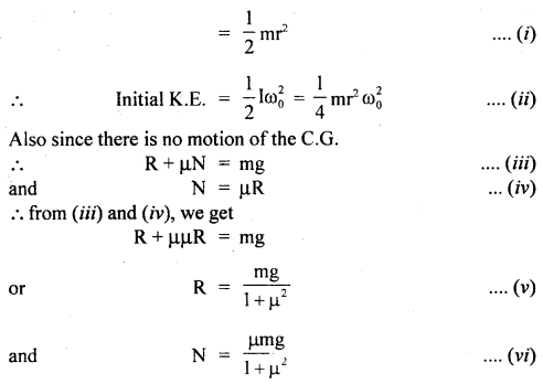 Class 11 Physics Important Questions Chapter 7 System of Particles and Rotational Motion 47