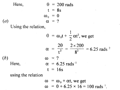 Class 11 Physics Important Questions Chapter 7 System of Particles and Rotational Motion 72