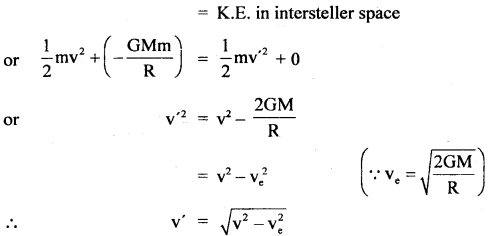 Class 11 Physics Important Questions Chapter 8 Gravitation 68