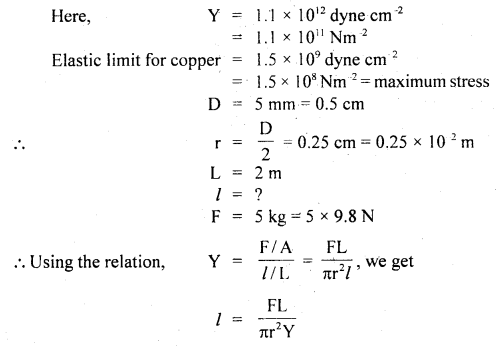 Class 11 Physics Important Questions Chapter 9 Mechanical Properties of Solids 15