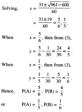Class 12 Maths Important Questions Chapter 13 Probability 16