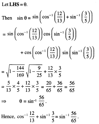 Class 12 Maths Important Questions Chapter 2 Inverse Trigonometric Functions 10
