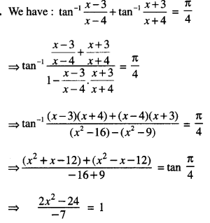 Class 12 Maths Important Questions Chapter 2 Inverse Trigonometric Functions 31