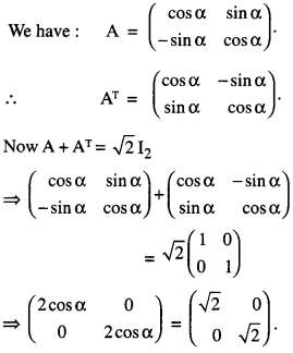 Class 12 Maths Important Questions Chapter 3 Matrices Maths 27