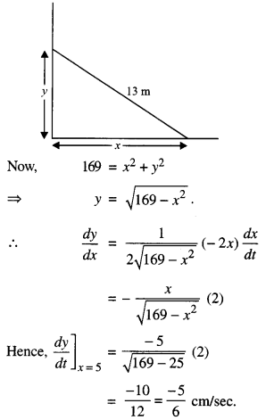 Class 12 Maths Important Questions Chapter 6 Applications of Derivatives 1