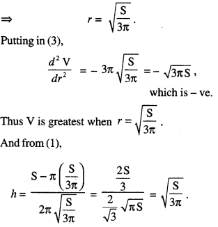 Class 12 Maths Important Questions Chapter 6 Applications of Derivatives 41