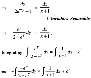 Class 12 Maths Important Questions Chapter 9 Differential Equations 15