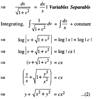 Class 12 Maths Important Questions Chapter 9 Differential Equations 20