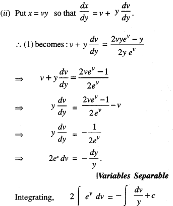 Class 12 Maths Important Questions Chapter 9 Differential Equations 30