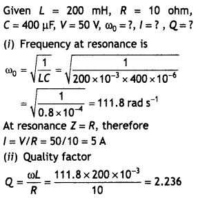 Class 12 Physics Important Questions Chapter 7 Alternating Current 34