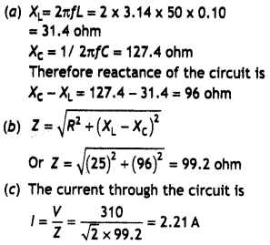 Class 12 Physics Important Questions Chapter 7 Alternating Current 61