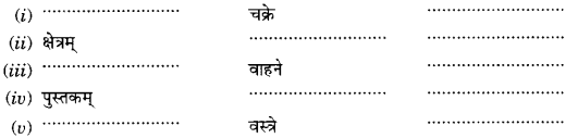 Class 6 Sanskrit Grammar Book Solutions संज्ञा शब्द-रूपाणि तथा वाक्यप्रयोगः 14