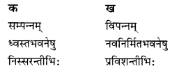 NCERT Solutions for Class 10 Sanskrit Shemushi Chapter 10 भूकंपविभीषिका Q7.1