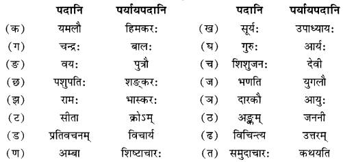 NCERT Solutions for Class 10 Sanskrit Shemushi Chapter 4 शिशुलालनम् Additional Q7