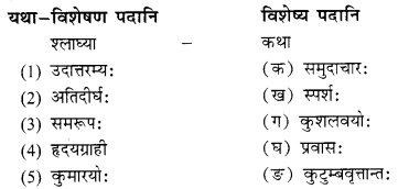 NCERT Solutions for Class 10 Sanskrit Shemushi Chapter 4 शिशुलालनम् Q6.2