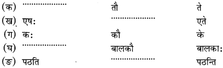 NCERT Solutions for Class 6 Sanskrit Chapter 1 शब्द परिचयः 1.17