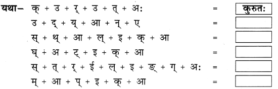 NCERT Solutions for Class 6 Sanskrit Chapter 2 शब्द परिचयः 2.3