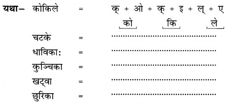 NCERT Solutions for Class 6 Sanskrit Chapter 2 शब्द परिचयः 2.4