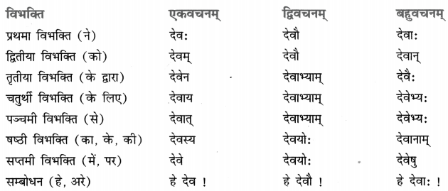 Class 8 Sanskrit Grammar Book Solutions शब्द-रूपाणि 2