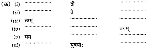 Class 6 Sanskrit Chapter 9 MCQ