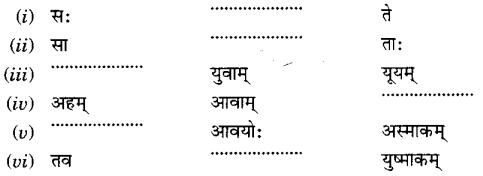 MCQ Questions For Class 6 Sanskrit Chapter 9