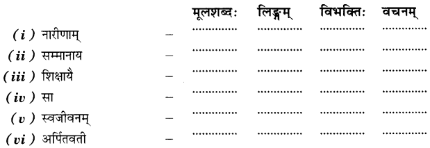 Sanskrit Chapter 5 Class 7 MCQ