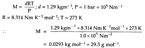 States of Matter Class 11 Important Extra Questions Chemistry 16