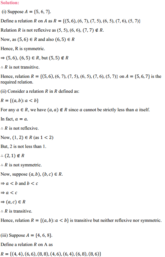 NCERT Solutions for Class 12 Maths Chapter 1 Relations and Functions Ex 1.1 14
