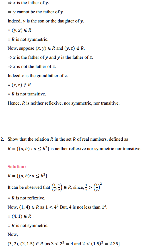 NCERT Solutions for Class 12 Maths Chapter 1 Relations and Functions Ex 1.1 6