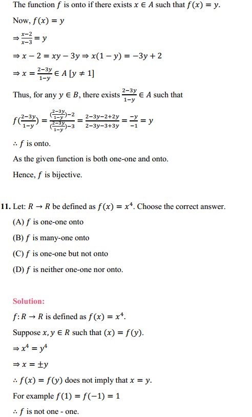 NCERT Solutions for Class 12 Maths Chapter 1 Relations and Functions Ex 1.2 10