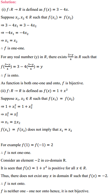 NCERT Solutions for Class 12 Maths Chapter 1 Relations and Functions Ex 1.2 7