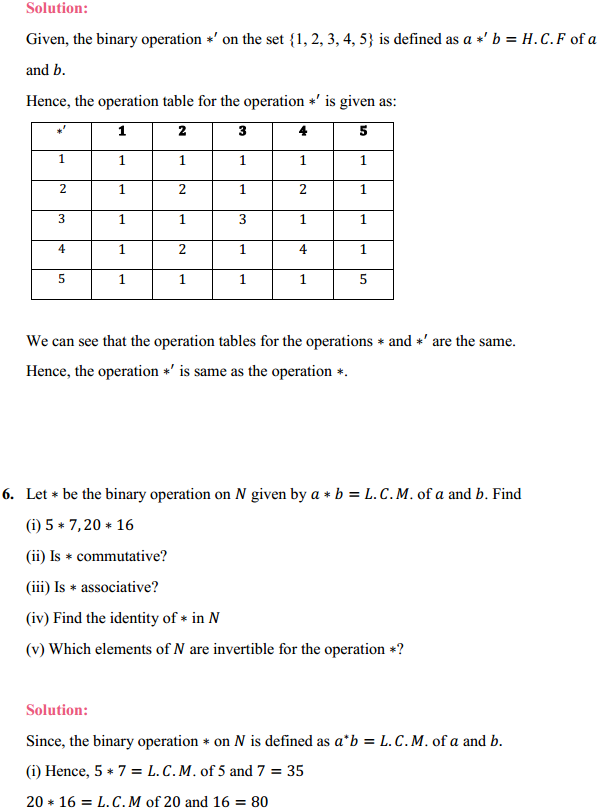 NCERT Solutions for Class 12 Maths Chapter 1 Relations and Functions Ex 1.4 7