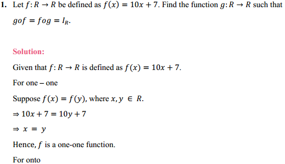 NCERT Solutions for Class 12 Maths Chapter 1 Relations and Functions Miscellaneous Exercise 1