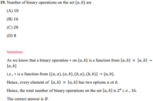 NCERT Solutions For Class 12 Maths Chapter 1 Relations And Functions ...