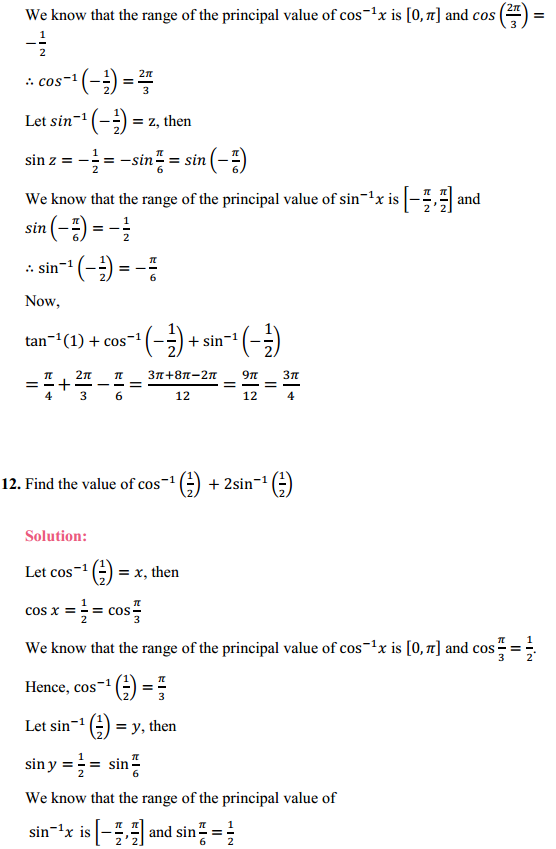 NCERT Solutions for Class 12 Maths Chapter 2 Inverse Trigonometric Functions Ex 2.1 5