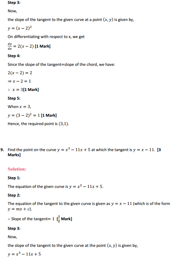 Class 12 Maths NCERT Solutions Chapter 6 Application of Derivatives Ex 6.3 11