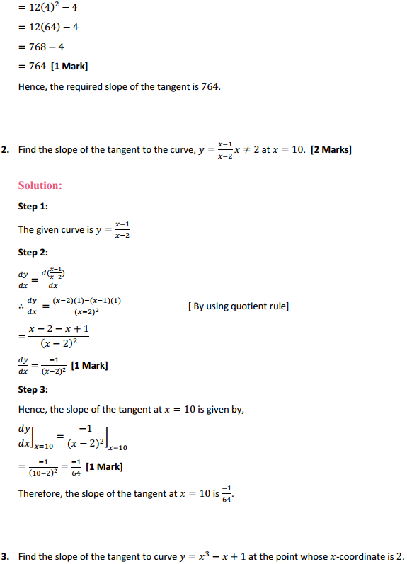 Class 12 Maths NCERT Solutions Chapter 6 Application of Derivatives Ex 6.3 2