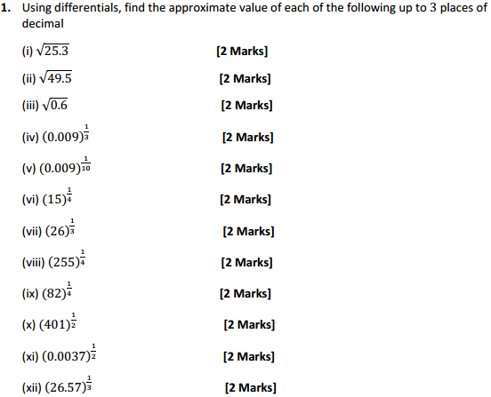 Class 12 Maths NCERT Solutions Chapter 6 Application of Derivatives Ex 6.4 1
