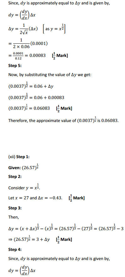 Class 12 Maths NCERT Solutions Chapter 6 Application of Derivatives Ex 6.4 18