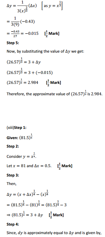 Class 12 Maths NCERT Solutions Chapter 6 Application of Derivatives Ex 6.4 19