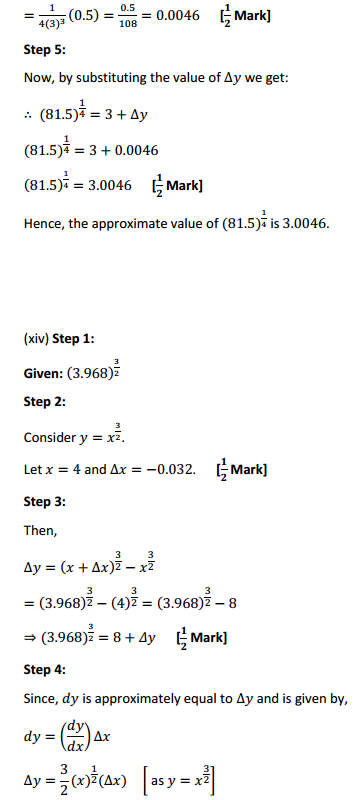 Class 12 Maths NCERT Solutions Chapter 6 Application of Derivatives Ex 6.4 21