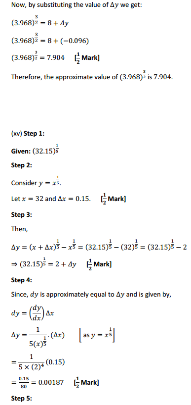Class 12 Maths NCERT Solutions Chapter 6 Application of Derivatives Ex 6.4 23