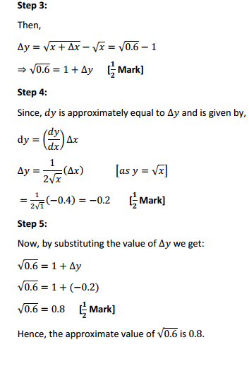 Class 12 Maths NCERT Solutions Chapter 6 Application of Derivatives Ex 6.4 5