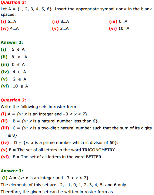 NCERT Solutions for Class 11 Maths Chapter 1 Sets Ex 1.1 3