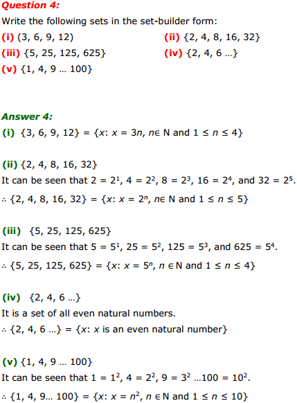 NCERT Solutions for Class 11 Maths Chapter 1 Sets Ex 1.1 5